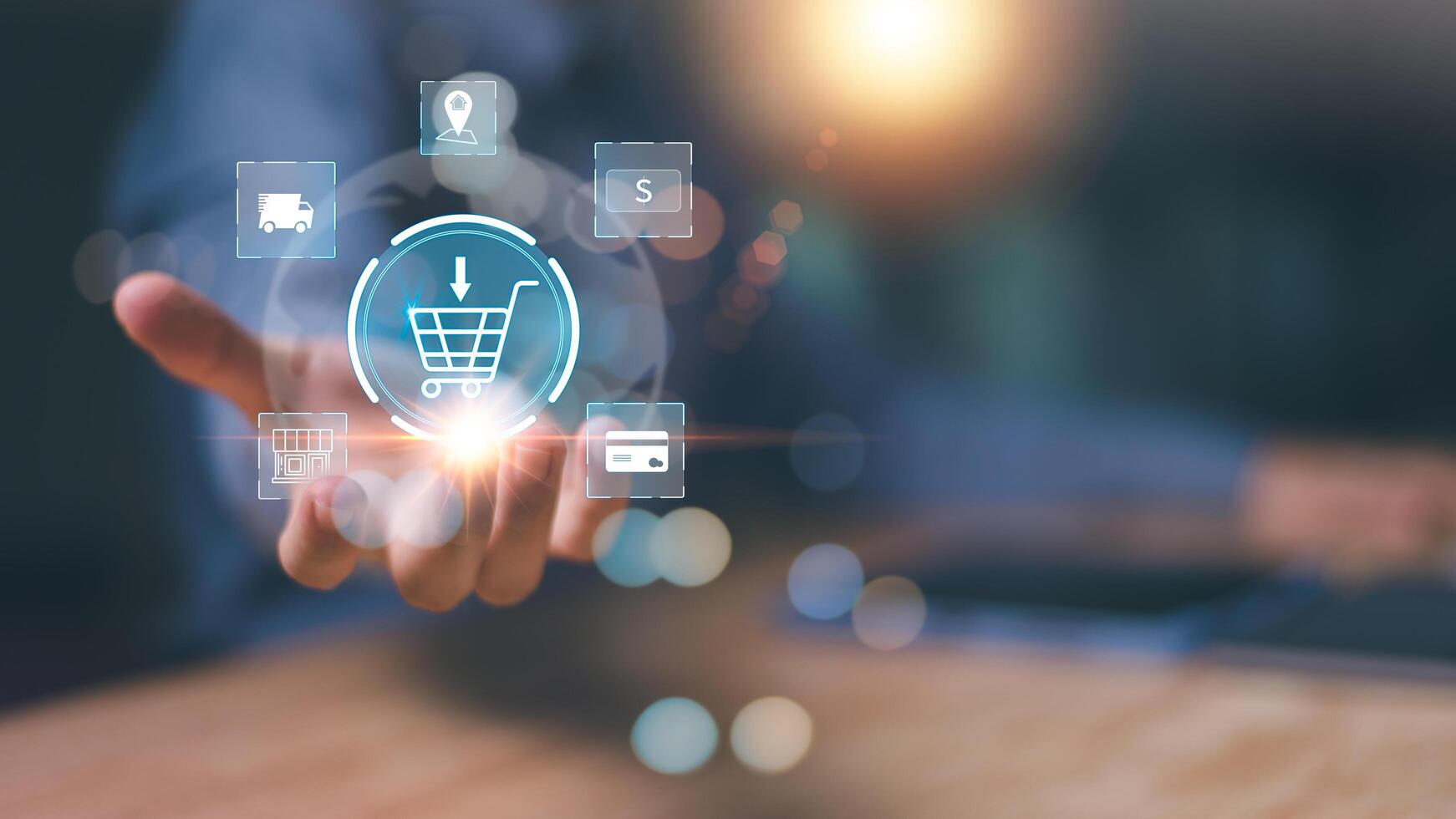 eCommerce Development Illustration